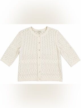 Vintage Tradition Country Collection Cream Knit Cardigan Women’s L 14/16